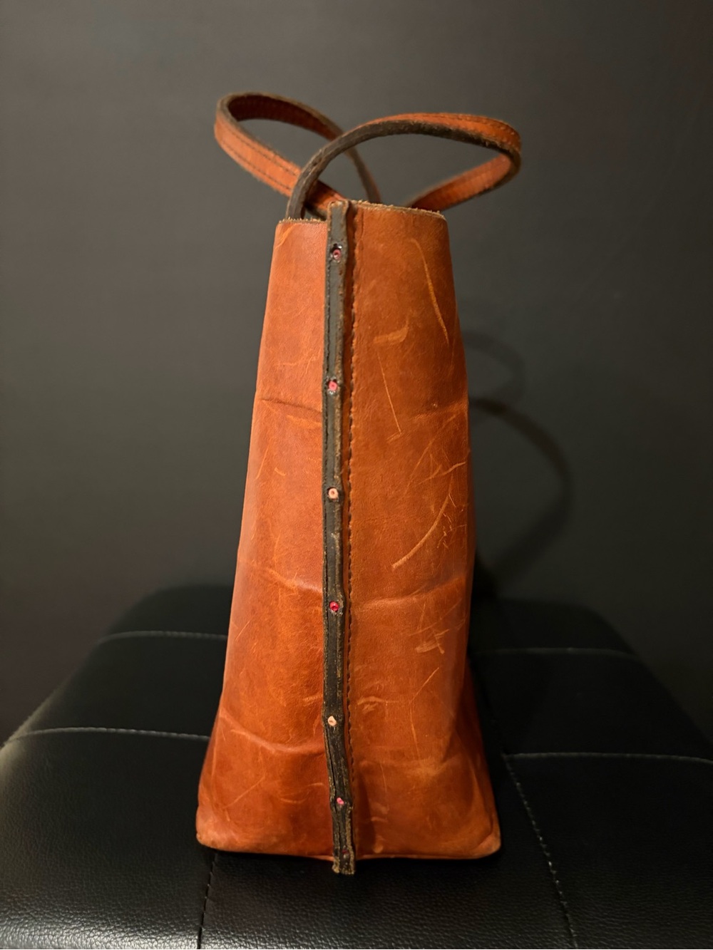 Henry Cuir leather tote - Picture 5 of 6